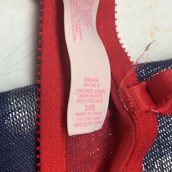 🔥5/20🔥Victoria Secret Dream Angels  Lacy Bra Sz 34B - Picture 5 of 8